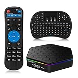 T95Z PLUS Android TV BOX, Android 6.0 Marshmallow TV Box with Amlogic S912 Octa-core 2GB DDR3 16GB Emmc Flash Support 2.4G/5G Dual Wifi Bluetooth HDMI HD 4K with Mini Wireless Keyboard Touchpad