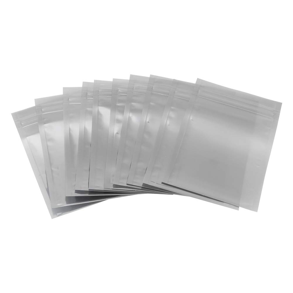Package Bag,100Pcs/Lot Plastic Antistatic Storage Package Bag Zip Lock Resealable Pouch for Electronic Components(8 * 12cm)