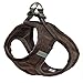 Voyager Step-In Plush Dog Harness – Soft Plush, Step In Vest Harness for Small and Medium Dogs by Best Pet Supplies - Harness (Chocolate Suede), XL (Chest: 20.5 - 23