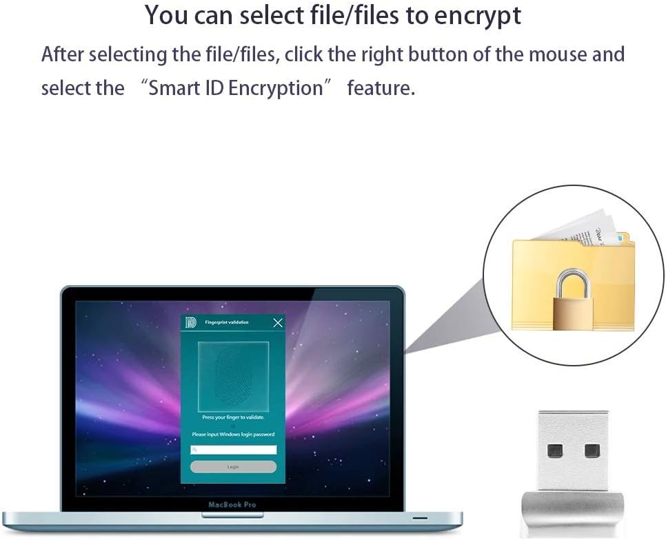 TNP Nano USB Fingerprint Reader for Windows 10/11 Hello - Image 4
