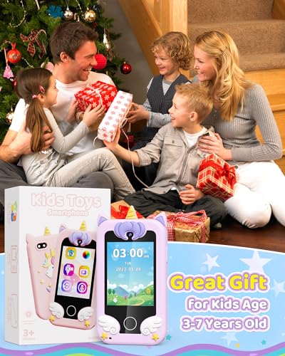 Phone Toy for Kids, Gifts and Toys for Girls and Boys Ages 3-8 (Purple)