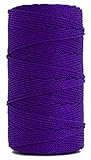 Rosary Twine, Twisted Nylon. Size #36, Purple, 1 lb 1-pack