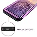 LONTECT Compatible Galaxy S8 Plus Case Luxury Glitter Sparkle Bling Heavy Duty Hybrid Sturdy High Impact Shockproof Protective Cover Case for Samsung Galaxy S8 Plus - Shiny Purple/Black