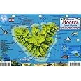 Moorea French Polynesia Map & Reef Creatures Guide Franko Maps Laminated Fish Card