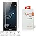 Huawei Ascend P9 Plus Tempered Glass, Nacodex For Huawei Ascend P9 Plus 5.5-inch 9H Hardness Premium Tempered Glass Screen Protector Film