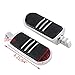 1 Pair Chrome & Rubber Streamliner Styled Foot Pegs for Harley Davidson Touring FLST FLH Road Glide Softail