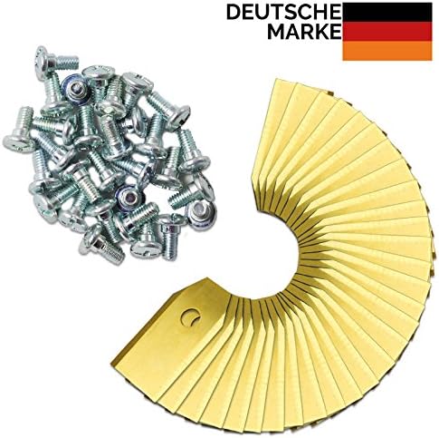 30x PREMIUM Stainless Titanium Automower Blades for all Husqvarna / Automower® / Gardena® Replacement Blades for 105, 310, 315, 320, 420 430x R40I