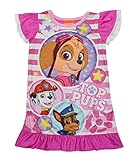 Paw Patrol Toddler Poly Nightgown Pajamas (4T, Top Pups Pink)