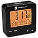 Ambient Weather RC-8300 Atomic Travel Compact Alarm Clock with Auto Night Light Feature