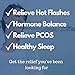 Menopause Relief & Hormone Balance Supplement | Hot Flashes & Night Sweat Relief | 250mg DIM + Bioperine®, Black Cohosh, Dong Quai | Natural Hormone Balance for Women - Estrogen Pills