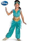 Disguise Disney's Aladdin Jasmine Sparkle Deluxe Girls Costume, 7-8
