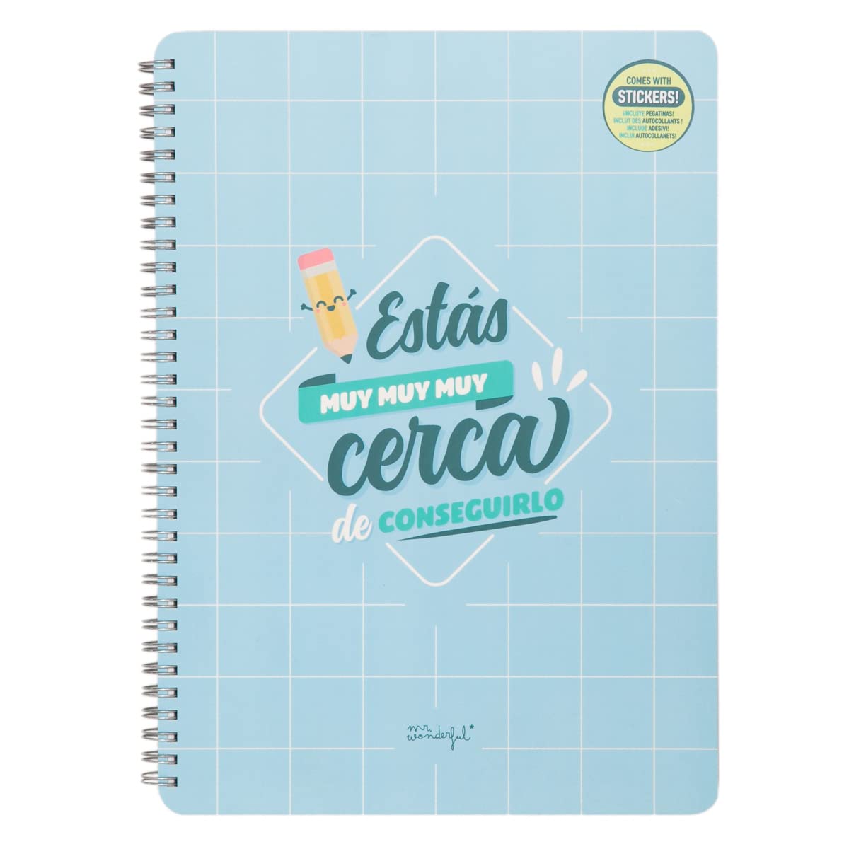 Mr. Wonderful Notebook - You're Very Very Close To Getting It, Multicoloured
