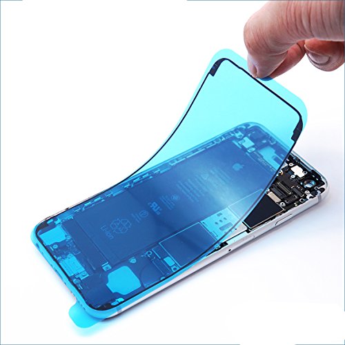 Johncase 2PCS New OEM Original 3M Waterproof Screen Sealing Adhesive, LCD Display Front Frame Pre-cut Tape Seal Stickers Glue Replacement for iPhone 7 Plus 5.5" (White)