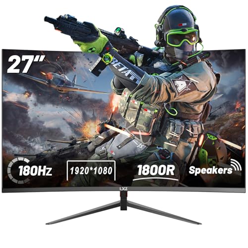 LXZ 27 Inch 180Hz Curved Gaming Monitor