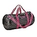Victoria's Secret Lightweight Packable Weekender Duffle Bag Black/Pink