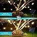 Eicaus Multicolor String Lights, Waterproof 32ft LED Light Strand with Wireless Remote Control, Dimmable Outdoor/Indoor Decorative Lighting for Wedding Party Patio Wedding Christmas