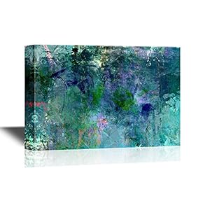 Canvas Wall Art - Abstract Color Composition - Gallery Wrap Modern Home Art | Ready to Hang - 12x18 inches