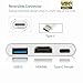 Type-C to Hdmi Multiport Adapter,Type-C Hub to HDMI 4K/USB 3.0/USB-C Charging Port and Converter for MacBook/Chrome Book to HDTV/Projector
