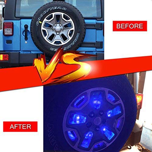 image for Flarestar Jeep 3rd Brake Light LED, Jeep Spare Tire Brake Light, Jeep 