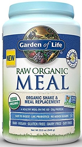 Garden of Life - RAW Meal Organic Shake & Meal Replacement Vanilla - 33.5 oz.