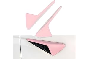 YJMOTOR Fit Tesla Model 3 Y HW3.0 Turn Signal Side Camera Protection Cover Decoration Accessories for Tesla Model 3 2017-2022 and Model Y 2020-2023.6 Before(Matte Pink)