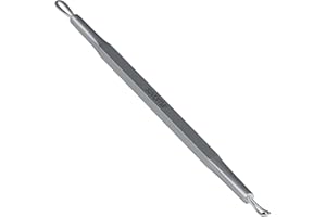 Suvorna Blackhead Extractor Loop, Milia Remover, Nose Blackhead Remover Tool, Whitehead Extractor, Pore Extractor, Black Head Remover for Face, Pore Cleaner, Pimple Popper Tool, Pimple Extractor