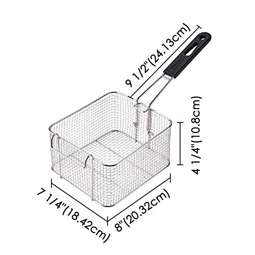 WeChef 6L 2500W Countertop Electric Single Large Tank Deep Fryer Basket French Fry Commercial Restaurant Kitchen Home - Thumbnail 7