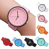 Womens Quartz Watches,COOKI Unique Analog Fashion Clearance Lady Watches Female Watches on Sale Casual Number Watches for Women,Round Dial Case Comfortable Canvas Watch-H11