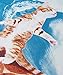 Uideazone Juniors 3D Cat Surfing on Pizza T Shirt Funny Graphic Tee,Blue-2,Asia L(US M)