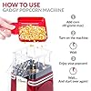 Gadgy--Hot-Air-Popcorn-Maker-l-Retro-Popcorn-Machine-Low-Calorie-Fat-Free-l-Healthy-Pop-Corn-Popper-Cinema-at-Home Gadgy Popcorn Machine - Retro Popcorn Maker - Hot Air Popcorn Popper - Fat Free Oil Free Gourmet Popcorn - Healthy Snack