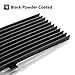 AUTEX F66789H Black Powder Coated Aluminum Horizontal Billet Lower Bumper Grille Insert Compatible With Ford F150 2009 2010 2011 2012 2013 2014 Lower Grill Insert