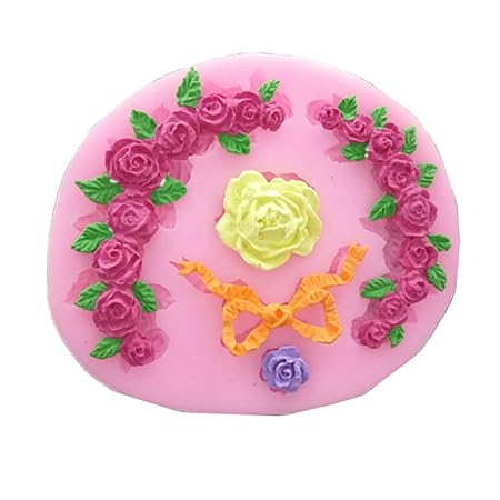 Herramienta de decoración Cupcake DIY para hornear Rose Garland ...