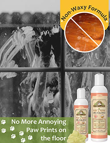Dog Paw Balm Moisturizer. Natural Non Wax Snout Soother for Dogs, Protection Cream for Winter Snow and Summer Heat. Dog Nose Balm Preferred by Mushers, the Ideal Paws Lotion Complement for Dog Booties