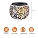 Solar Table Lamp Mosaic Glass Ball Lights Waterproof Warm White Decoration Light 2 Pack for Home, Garden, Patio (New Arrival)