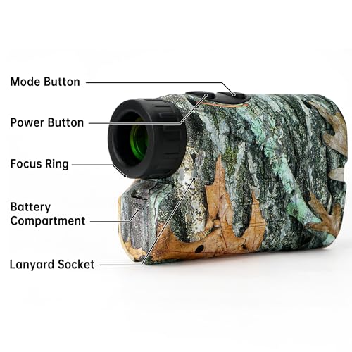 Gogogo Sport Vpro GS03 Golf Rangefinder with Slope Compensation, 1000 Yards Laser Range Finder with Flag Lock, Vibration