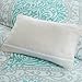 Intelligent Design Senna Comforter Set Twin/Twin XL Size - Aqua Blue/Gray, Damask – 4 Piece Bed Sets – All Season Ultra Soft Microfiber Teen Bedding - Great For Dorm Room and Girls Bedroom