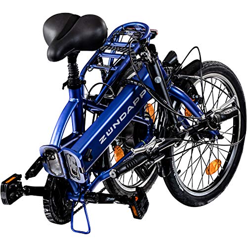 Zündapp Z101 E Bike 20 Zoll Klapprad für Erwachsene 150-180 cm Elektro Fahrrad 6 Gänge Klappfahrrad Pedelec mit… – Bild 5
