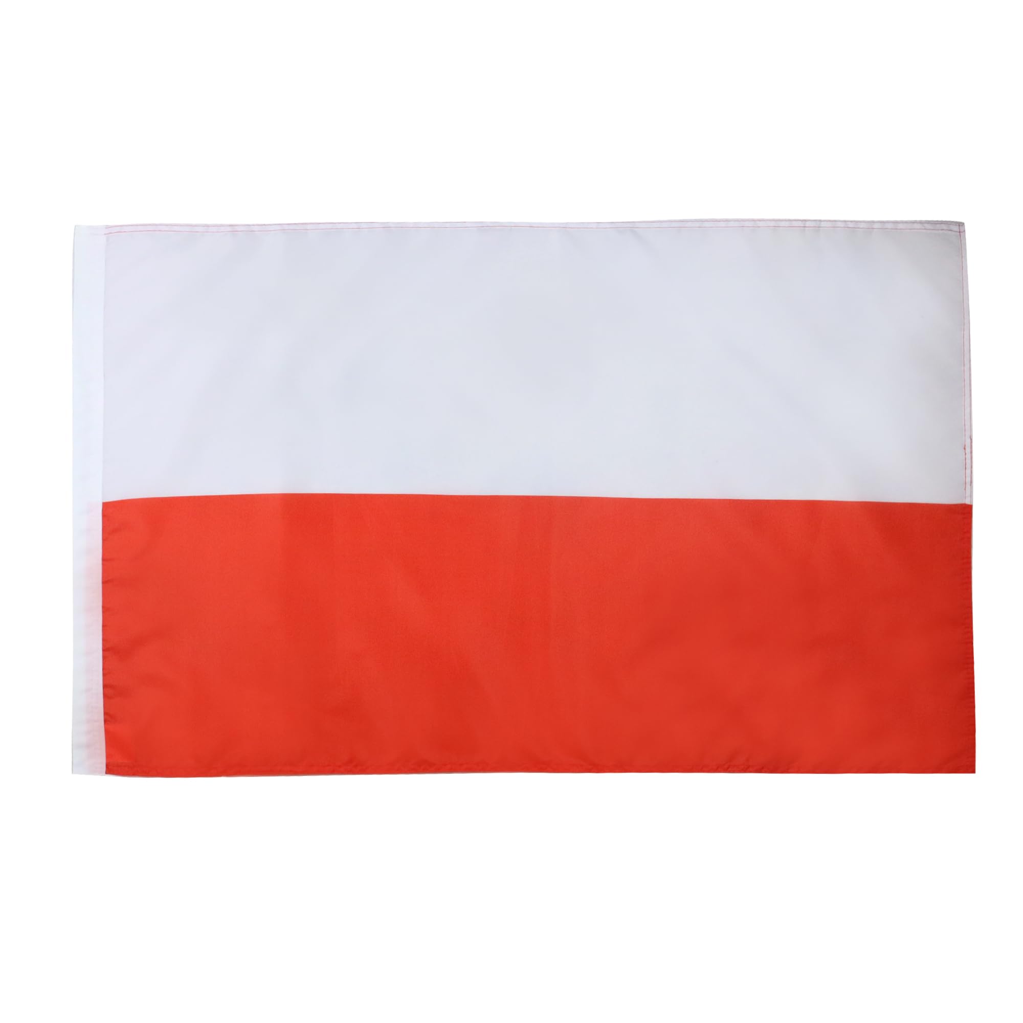 AZ FLAG - Poland Flag - 2x3 Ft - Polish Banner with Sleeve - 100% Polyester - Fade Resistant - Vivid Colors - 2' x 3' Feet - 90x60 Cm