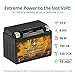 Pirate Battery YTX9-BS 12 V 120 CCA AGM – Maintenance-Free 8 Ah Battery for ATV, Motorcycle, Scooter, Jet Ski – T3 Nut & Bolt Terminal – Fits Yamaha Raptor 350, Honda CRF450, Polaris Trail Blazer