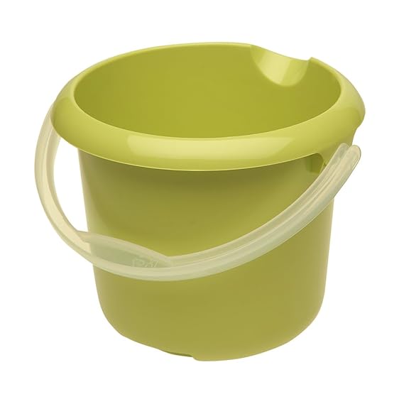 keeeper Eimer mit integrierter Mess-Skala und ergonomischem Griff, 5 l, Mika, Grün