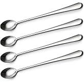 ZYC Restaurant bar ice Tea Spoon Long Handle bar Spoon, 9 inch Long Handle ice Tea Spoon, Coffee Spoon, ice Cream Spoon, Stai