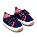 Kuner Baby Boys and Girls Cotton Rubber Sloe Outdoor Sneaker First Walkers Shoes (13.5cm(12-18months), Blue-2)