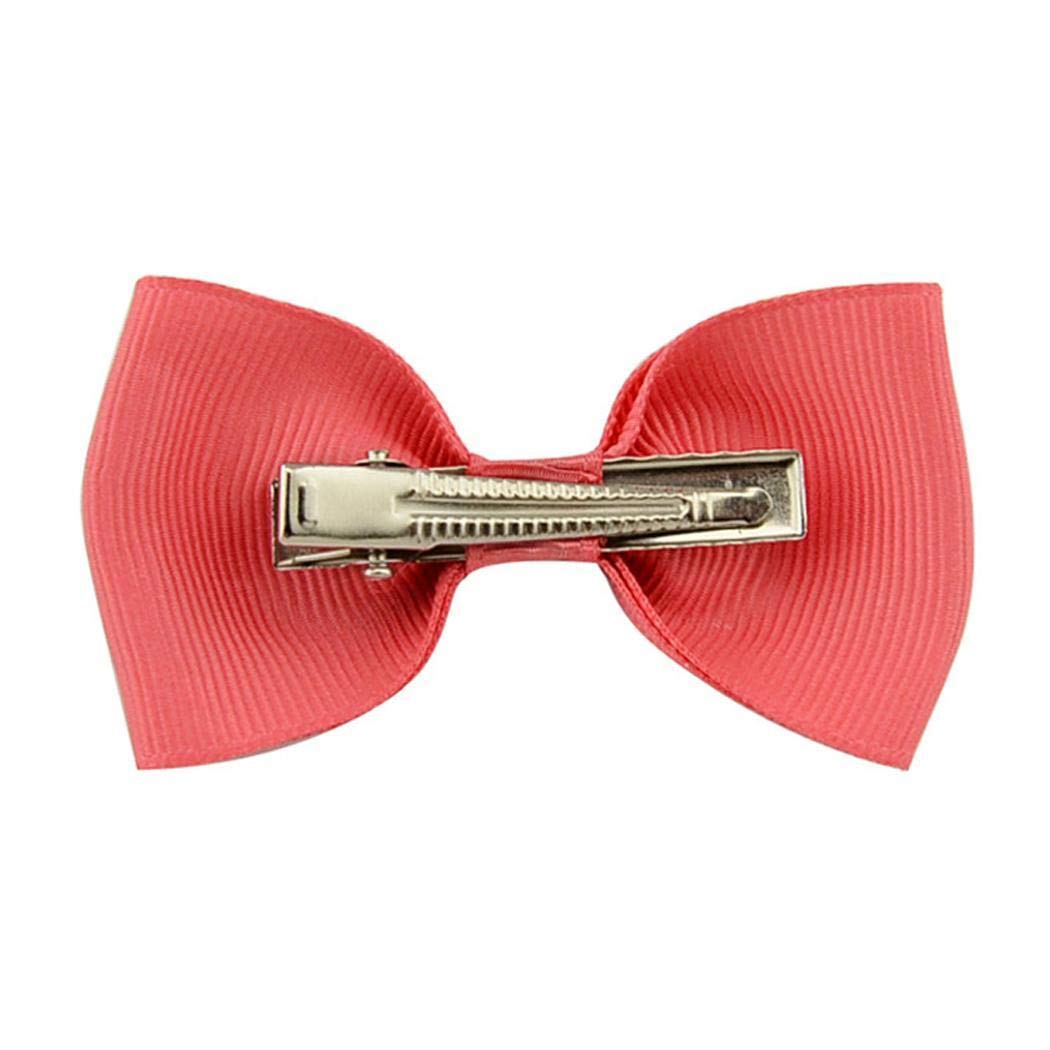 Eubell 20 Pcs/Set Kids Fashion Casual Cute Headwear Duckbill Clip Bow Hair Clip