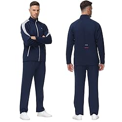 MoFiz Men's Activewear Full Zip Warm Tracksuit