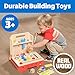 USA Toyz Wooden Workbench and Tools for Kids - 36Pc Wooden Toys w/ Folding Kids Work Bench Table
