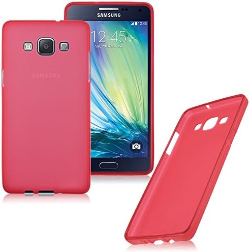 "Zigmo Back Cover for Samsung galaxy A5 2015 (Red, Grip Case, Silicon)"