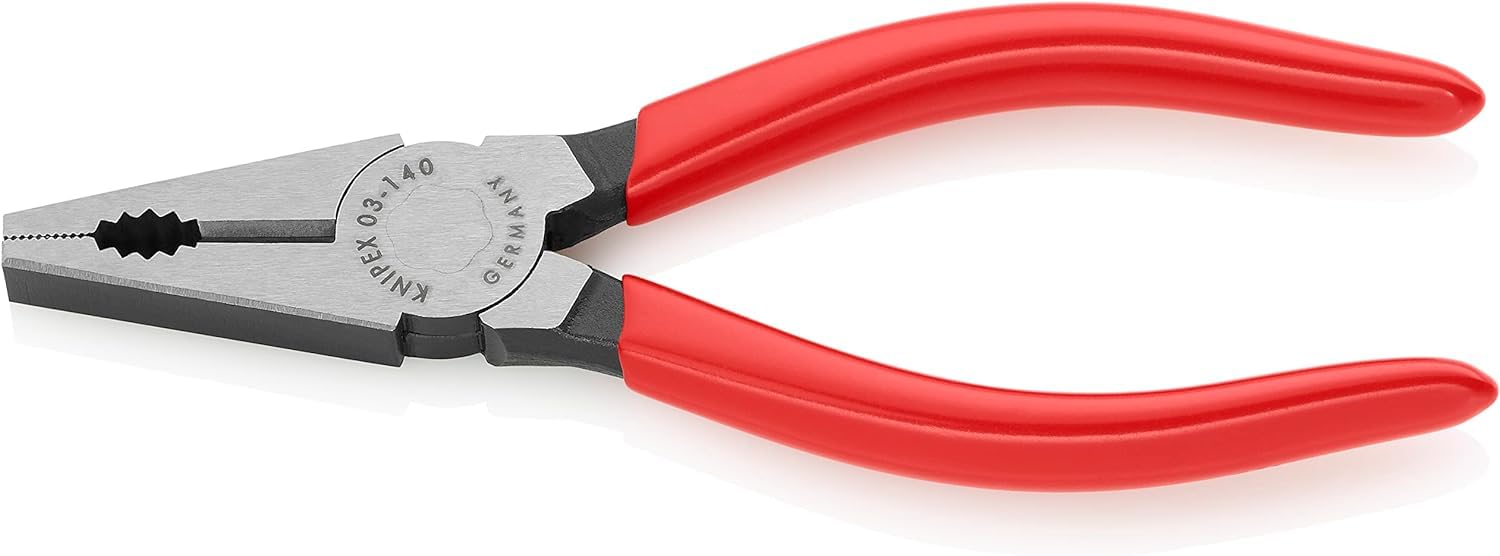 KNIPEX Combination Pliers with Plastic Coating 140 mm, 03 01 140