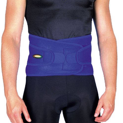 UPC 656175001771, Maxar Airprene (Breathable Neoprene) Sport Belt (Lumbo-Sacral Support), X-Large, Blue