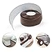 Moooncity Caulk Strip PE Bath and Shower Self Adhesive Caulk Tap Sealing Tape Strip, Tub and Wall Bathtub Sealer,1-1/2