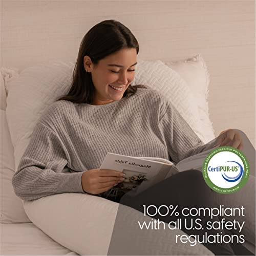Milliard 65 Inch U Shaped Total Body Support Pillow Memory Foam with